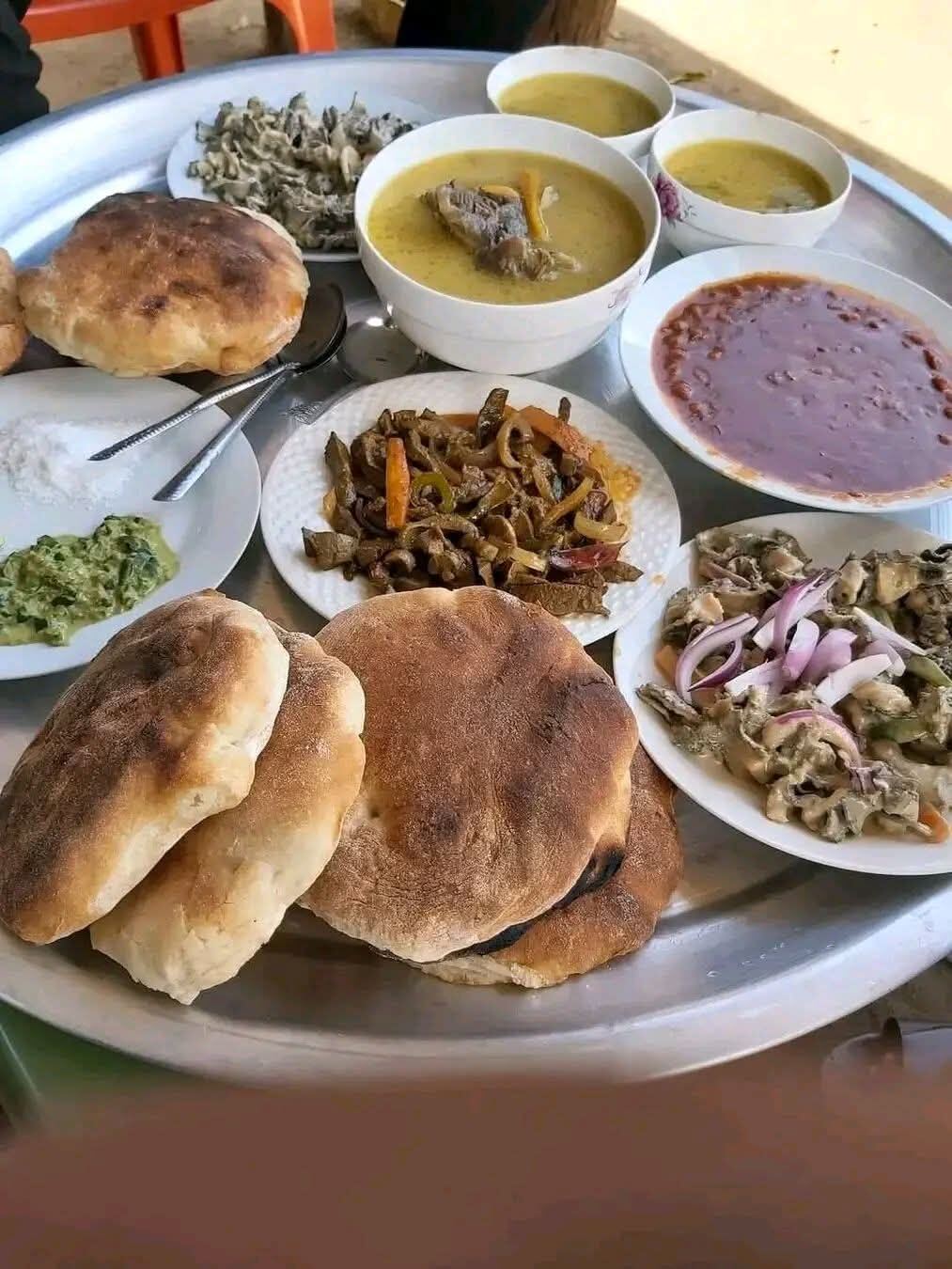 Kisra & Meat